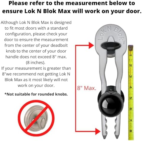Lok N Blok Max Secured Fast and Simple Door Lock Device