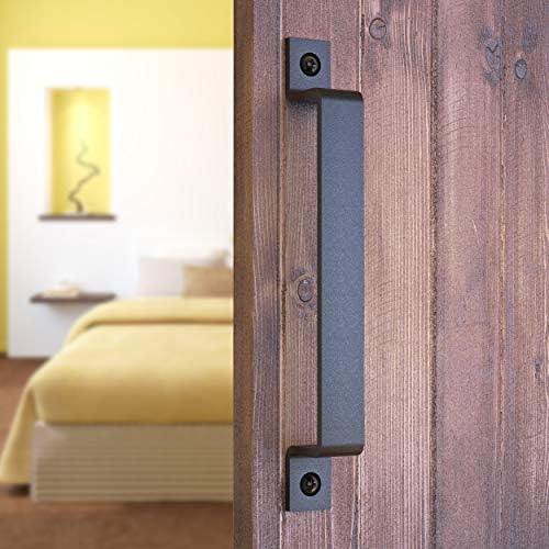VivaLight Rustic Rod Pull 10 Steel Door Hardware Easy Install