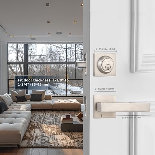 NCSEN 2-Pack Heavy Duty Door Lock Set with Deadbolt