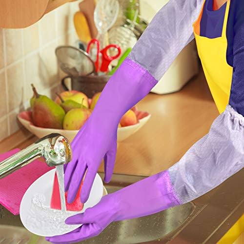 Elgood Reusable Long Sleeve Raise Hand Gloves Non-Slip Latex Free