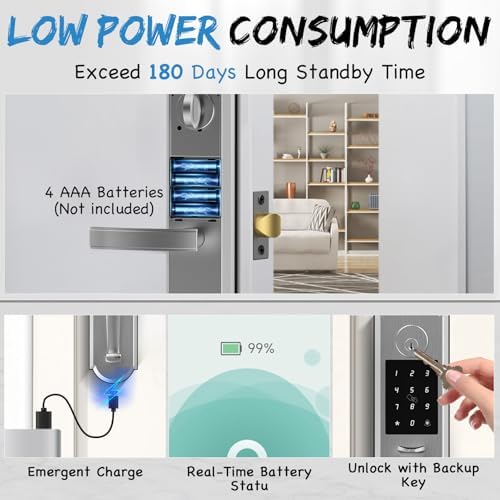 Eseesmart Front Door Lock with Keyless Entry