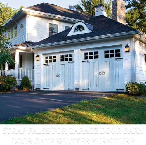 Matte Black Ring Garage Door Pull