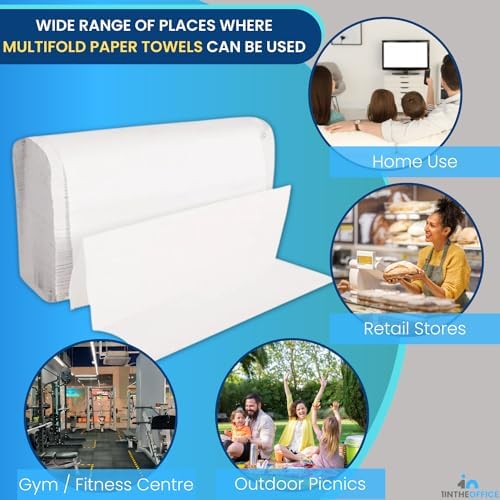 1InTheOffice Multifold Paper Towels 1-Ply 9 x 945 250 x 4