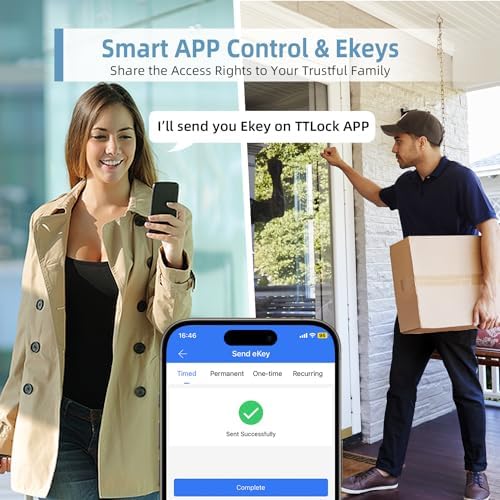 Fingerprint Passcode Door Lock with Alexa
