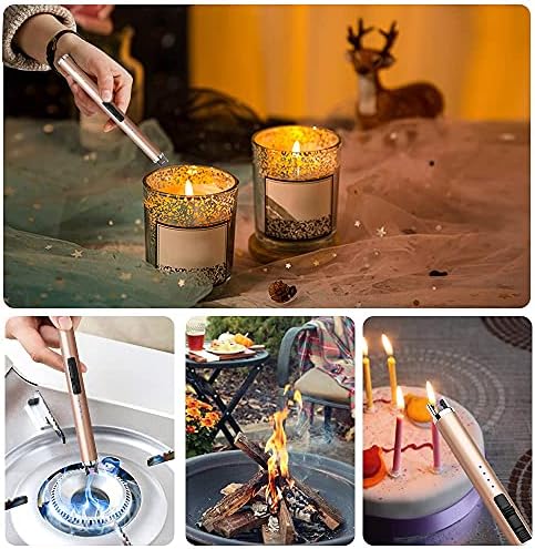SUPRUS Rechargeable LED Lighter with Safety Switch and Battery Display