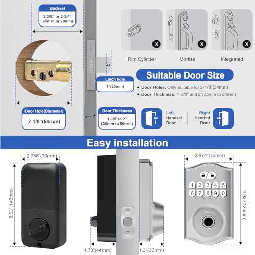 Secure Front Door Lock with Fingerprint Entry