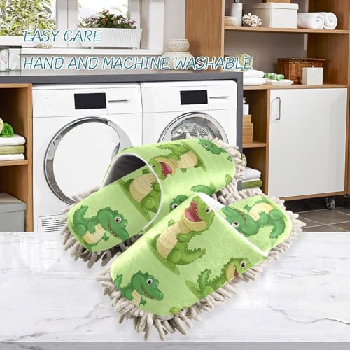 Microfiber Slippers with Built-in Mop for MenWomen