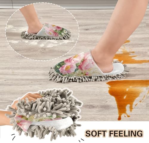 Burbuja Flowers Mop Slippers Combat Floor Grime Effortlessly