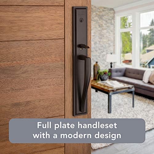 Baldwin SmartKey Front Entry Door Handle Set - Venetian Bronze