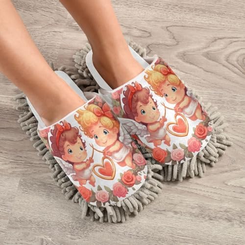 Burbuja Valentine Mop Slippers Washable Design for Men Women