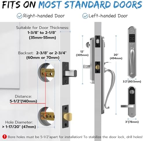Eseesmart Front Door Lock with Keyless Entry