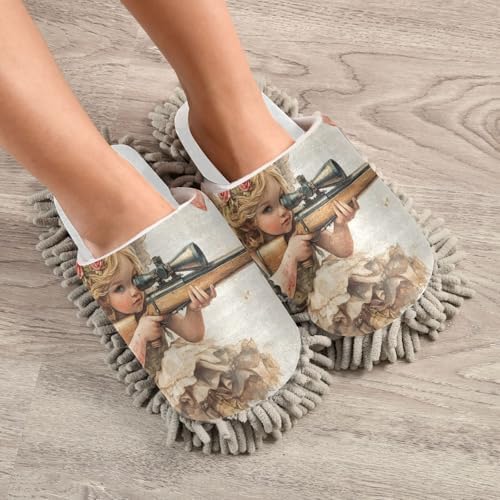 Burbuja Valentine Cupid Mop Slippers