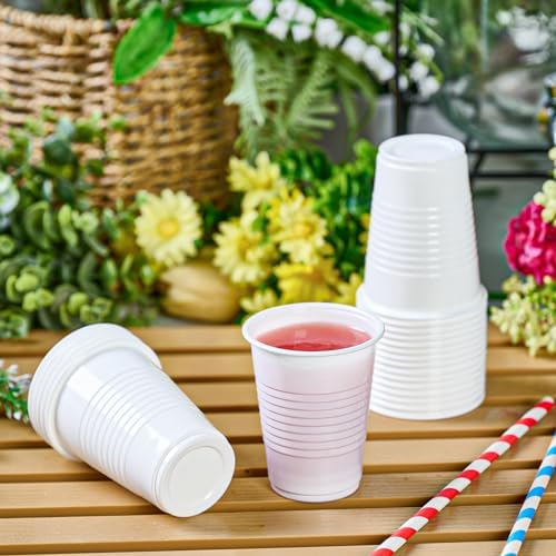 Lilymicky 2000 PACK 5 oz White Plastic Cups