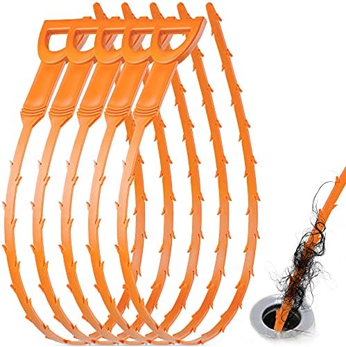 Simple Craft 5 Pack Plumbing Snake Drain Clog Remover
