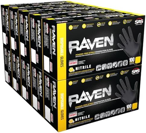 Nitrile Gloves X-Large Case of 1000 Powder-Free Disposable