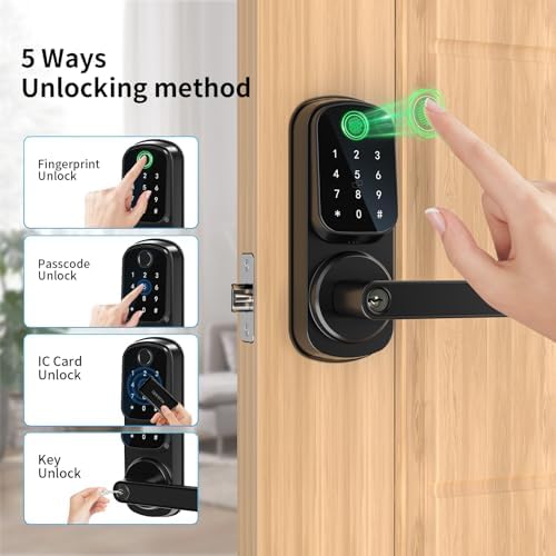 IRONZON Keyless Entry Door Lock with Handle