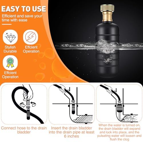 Enhon Drain Bladder Efficiently Unclogs Blockages