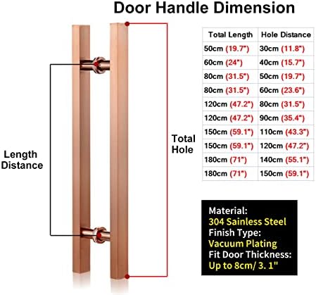 Sturdy Durable Door Handles Set for Home Commercial Use