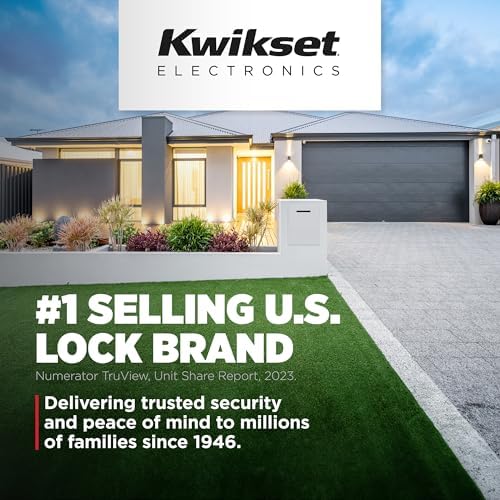 Kwikset Smart Deadbolt with Keyless Entry Wybe Anywhere with Wi-Fi