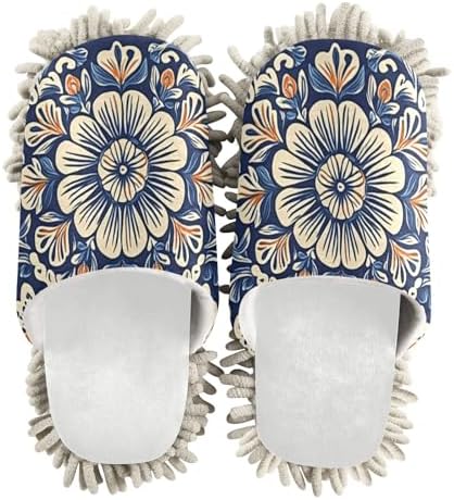 Soft Comfortable Eco-Friendly Microfiber Mop Slippers for Women Men