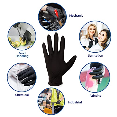 Disonium Nitrile Gloves Latex-Free Powder-Free 100 Count Large 55 Mil