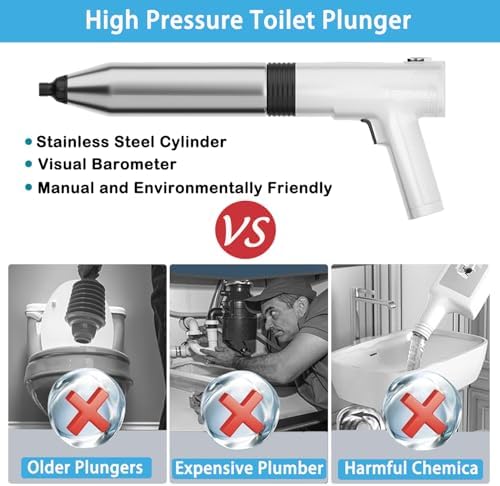 Heavy-Duty Electric Toilet Plunger