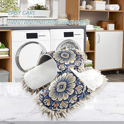 Soft Comfortable Eco-Friendly Microfiber Mop Slippers for Women Men