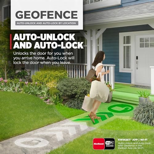 Kwikset Smart Deadbolt with Keyless Entry Wybe Anywhere with Wi-Fi