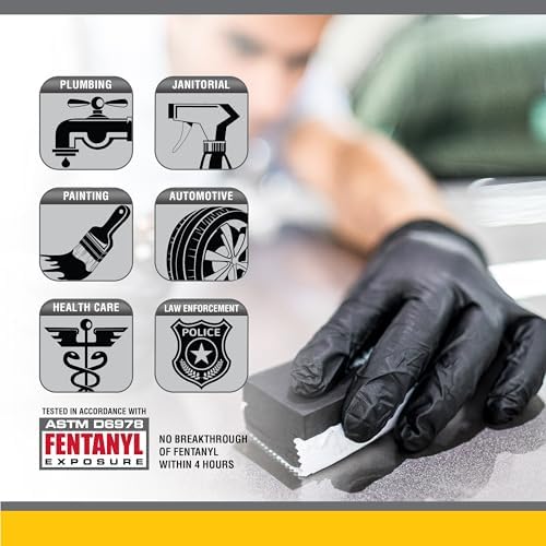 Nitrile Gloves X-Large Case of 1000 Powder-Free Disposable