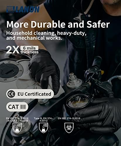Professionallyconstructed XL Nitrile Gloves for Daily Use