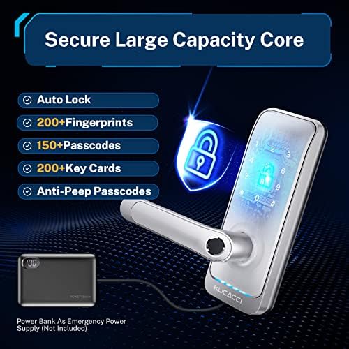 KUCACCI Keypad Smart Door Lock with Handle