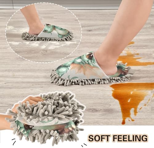 Premium Microfiber Mop Slippers for Mopping and Comfort
