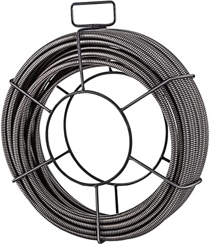 VEVOR 100-Foot Sewer Auger Cable with Four Attachments