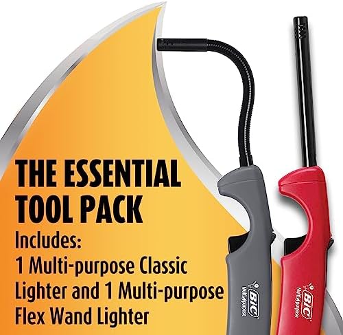 BIC Multi-Purpose Lighter Set - 10 Count Fire Safety Long-lasting