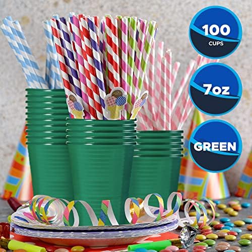 Vibrant 7oz Plastic Party Cups for Parties More