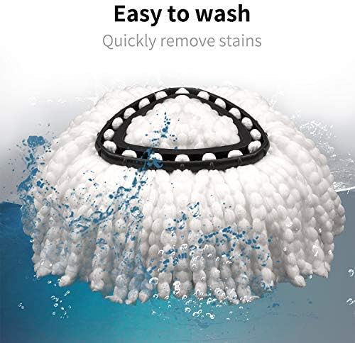 DANGSHAN 2-Piece Mop Head Replacement for Spin Mop