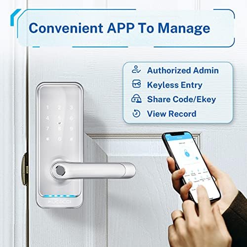 KUCACCI Keypad Smart Door Lock with Handle