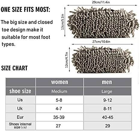 Cute Owl Washable Microfiber Cleaning Slippers for MenWomen