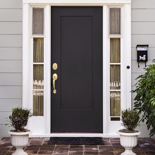 Design House Cambridge Handleset Satin Gold Door knob set with reversible operation