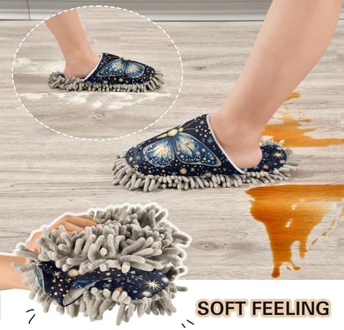 Microfiber Slippers Soft Durable Washable for Floors