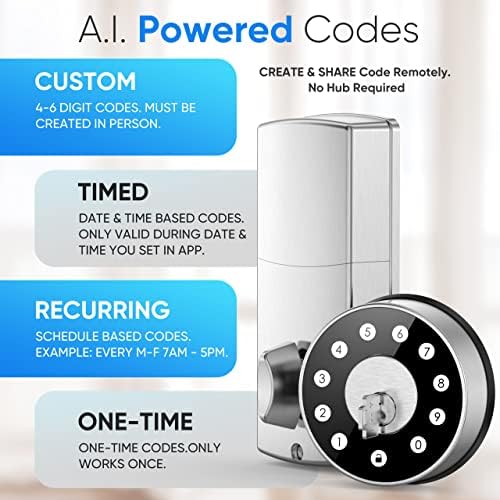 Secure Front Door Lock with Wi-Fi