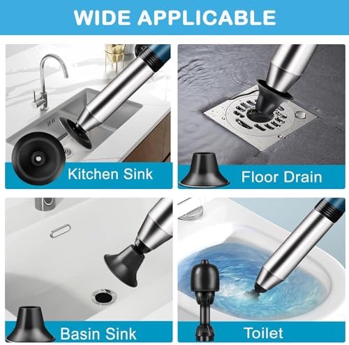 Heavy-Duty Electric Toilet Plunger