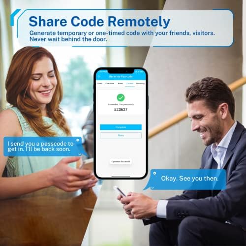 KUCACCI Keypad Smart Door Lock with Handle