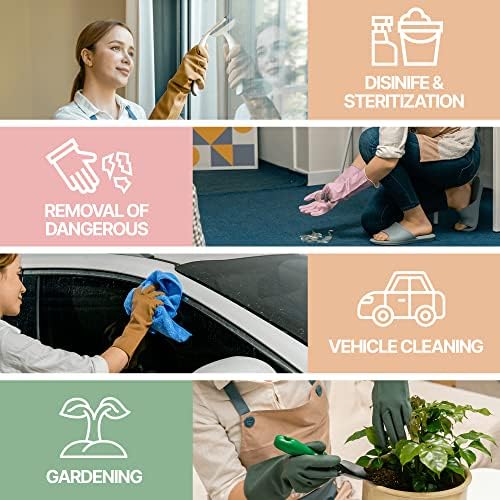 3 Pairs of Unique Reusable Waterproof Gloves for the Home