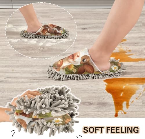 Sturdy Soft Washable Mop Slipper for Farm Floors