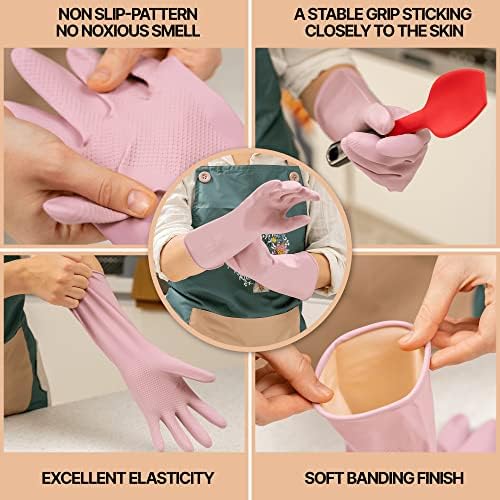 3 Pairs of Unique Reusable Waterproof Gloves for the Home