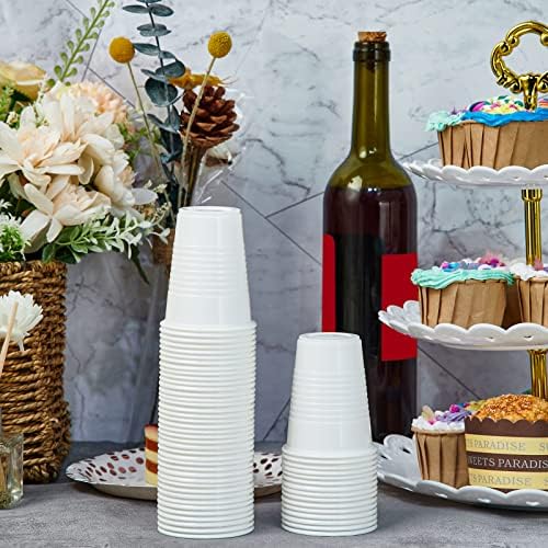 Lilymicky 2000 PACK 5 oz White Plastic Cups
