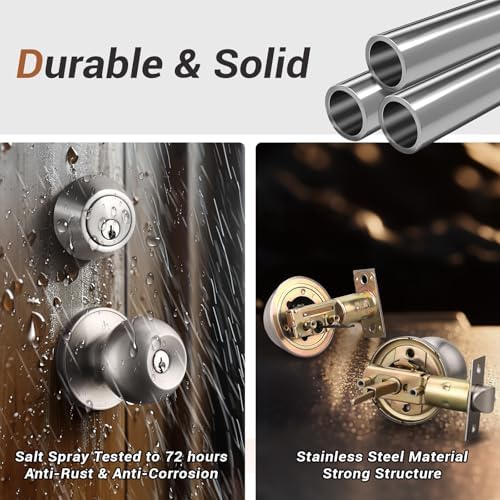Entry Door Knobs Set