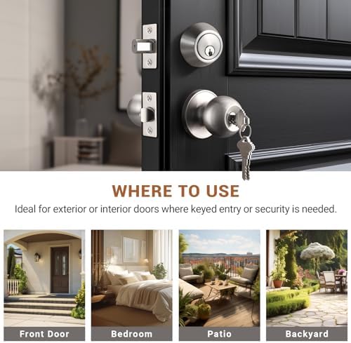 Entry Door Knobs Set