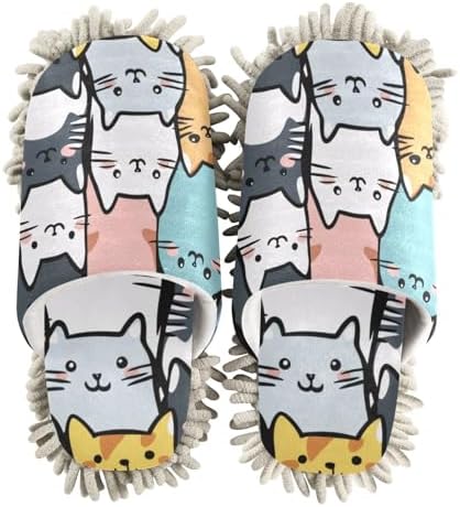Effortless Housecleaning with FLildon Microfiber Cat Slippers